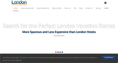 Desktop Screenshot of londonapartmentreservations.com